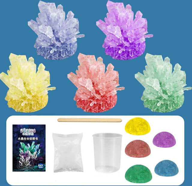 soulbao DIY Crystal Growing Science Experiment Set, Chemie-Experiment - Bild 1