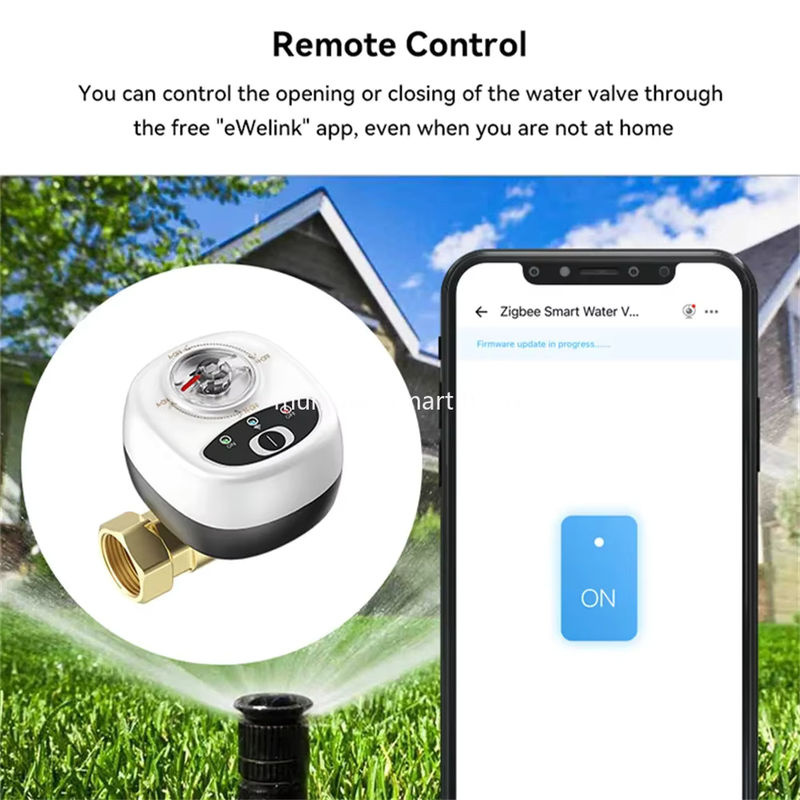 mumubiz Zigbee Smart Valve Controller eWelink für Kugelhähne DN15 DN20 DN25 mit App-Fernsteuerung und Alexa-Kompatibilität, IP65 wasserdicht - Bild 3