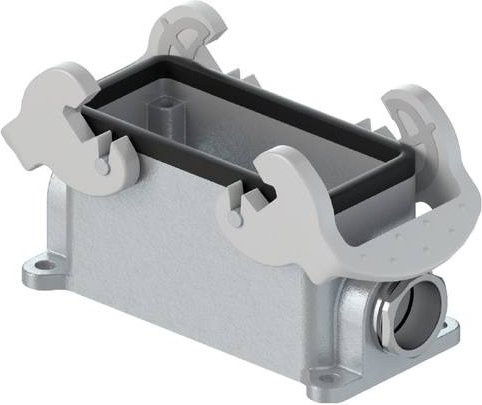 Wieland Electric Gehäuseunterteil 70.331.1635.0 in Grau aus Aluminium - Bild 1