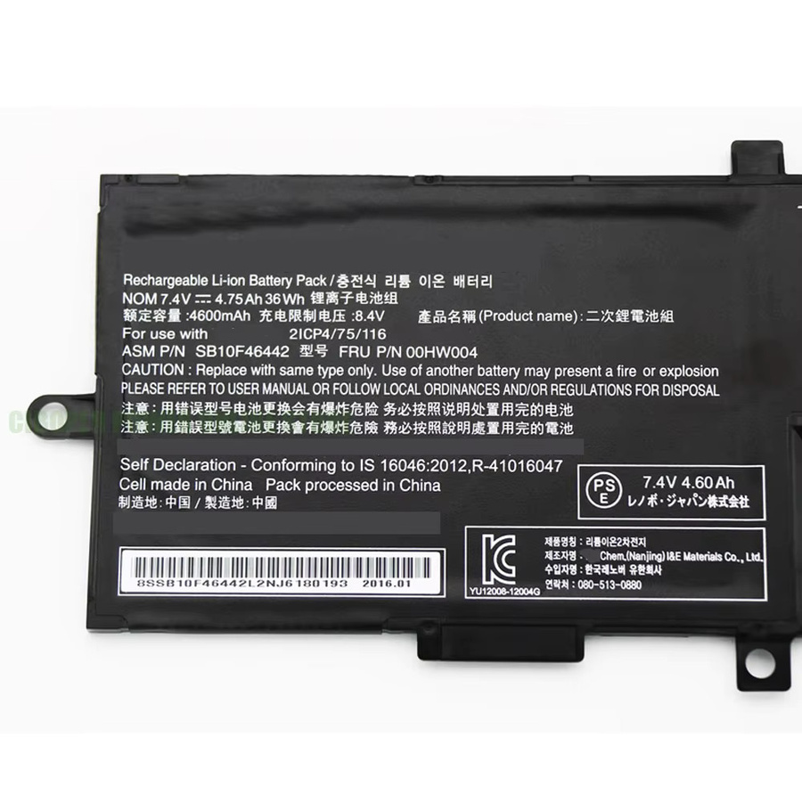 Ciboper Power Laptop-Akku Schwarz 36Wh für Lenovo Helix 2 und TP00065A 20CG 20CH Serie (SB10F46443 SB10F46448 SB10F46442 00HW004 00HW005 00HW010 00HW011) - Bild 3