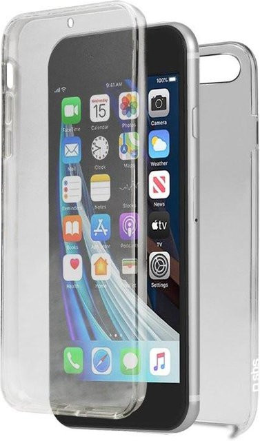 Unbreakable Collection Full Body 360 Grad Schutzhülle für Apple iPhone SE (2022), SE (2020), iPhone 8 und iPhone 7 in Transparent - Bild 1