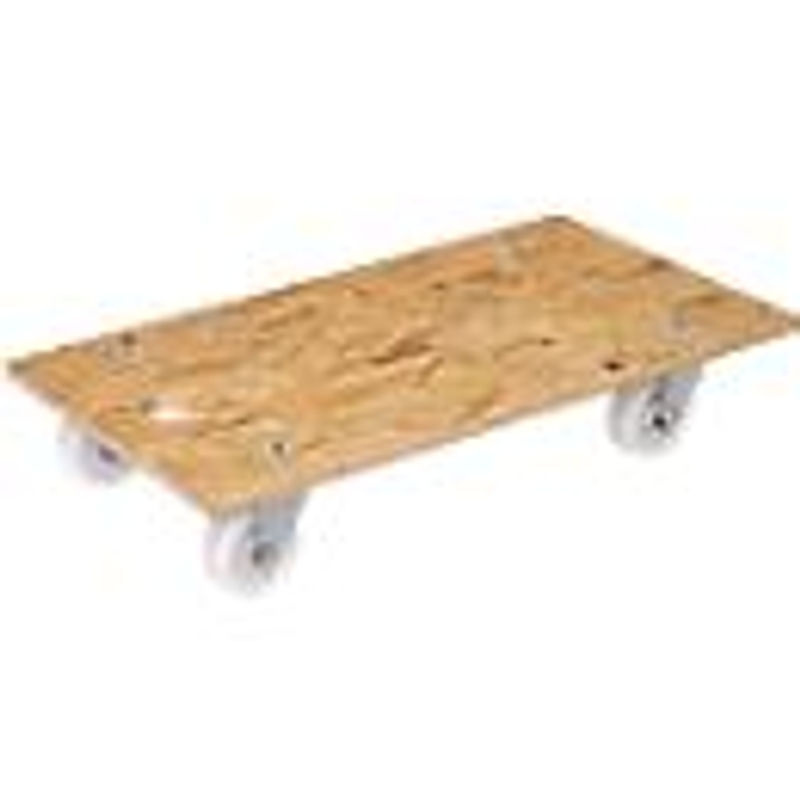 Wagner Transportroller OSB 1141 in Braun, Tragkraft 250 kg, B/T/H: 57,5 x 30,0 x 11,0 cm - Bild 2