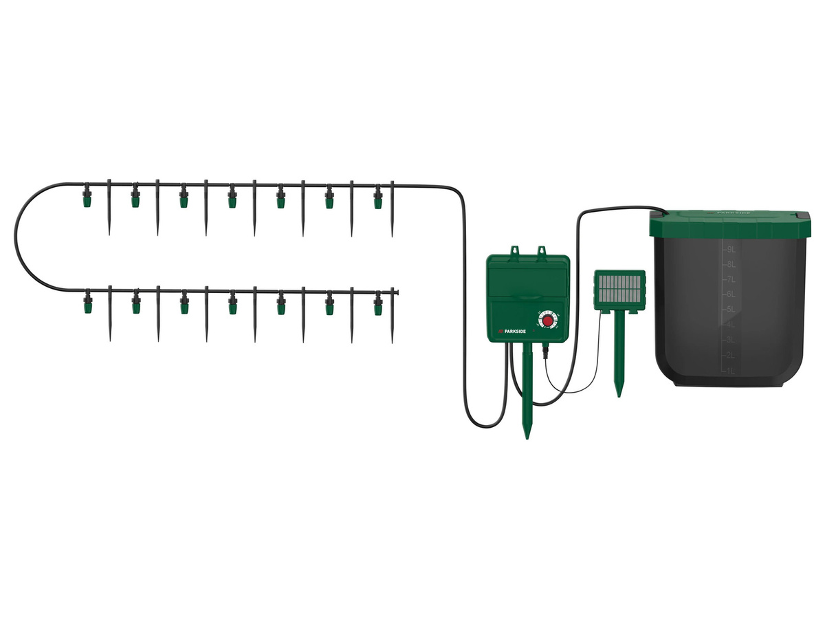 PARKSIDE Solar-Bewässerungs-Set PBSS1 A1 mit Reihentropfer für In-Ground-Anwendungen - Bild 3