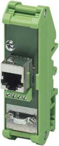 Phoenix Contact Anschlusseinheit FL Cat5 Terminal Box Ethernet/LAN grün - Bild 1