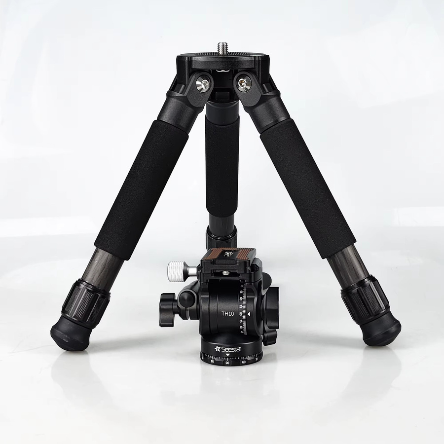 ZWO TH10 TC20 Flüssigkeits-Stativkopf aus Kohlefaser für Smart Teleskope S30 S50 in Schwarz mit hydraulischer Dämpfung für Astrofotografie - Bild 2