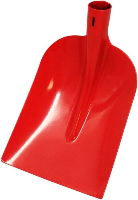 Galaflor Betonschaufel Rot aus Stahl, Pulverbeschichteter Metall Schaufelkopf, Breite: 22,5 cm, Höhe: 28 cm - Bild 1