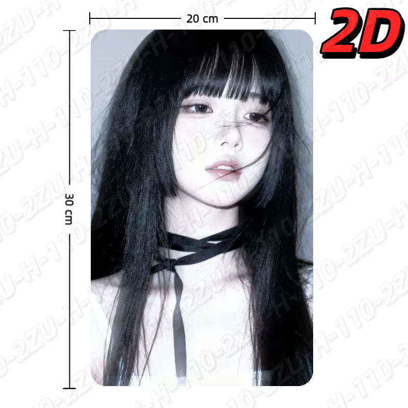 HELLOYOUNG Metall Wandkunst Gothic Porträt Schwarz B: 20 cm, H: 30 cm - Bild 2