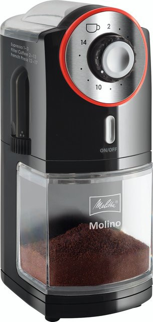 Melitta Molino Kaffeemühle Schwarz/Rot - Bild 1