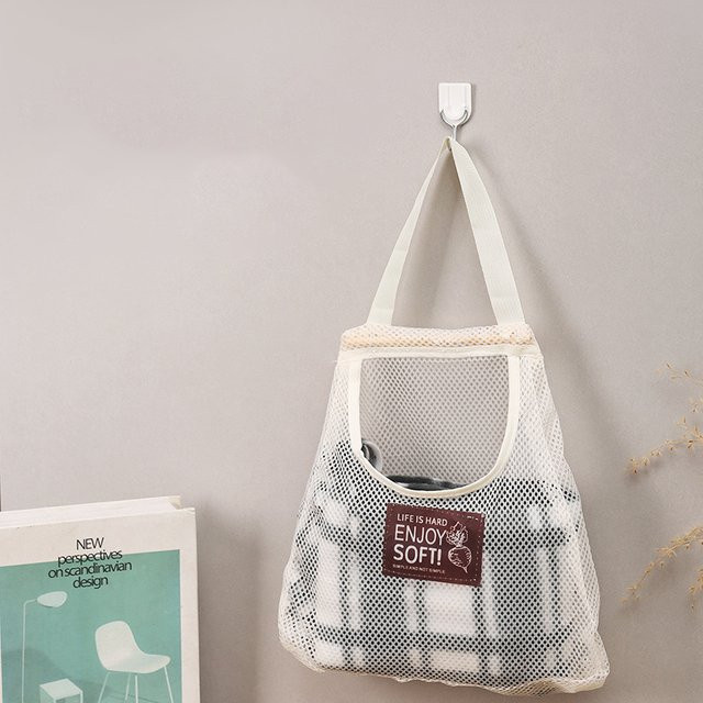 Hängende Schrank-Organizer-Tasche von NANCY TINO aus Mesh-Gewebe für Unterwäsche und Socken, Aufbewahrungsnetz für Kleiderschrank und Türrückseite, Breite: 40,0 cm, Höhe: 30,0 cm - Bild 1