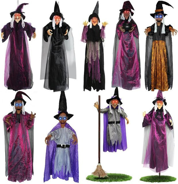 Sprachgesteuerte tanzende Hexe als gruselige Halloween-Dekoration und Horror-Requisite von XUANGOUXGCN in Multicolour - Bild 1
