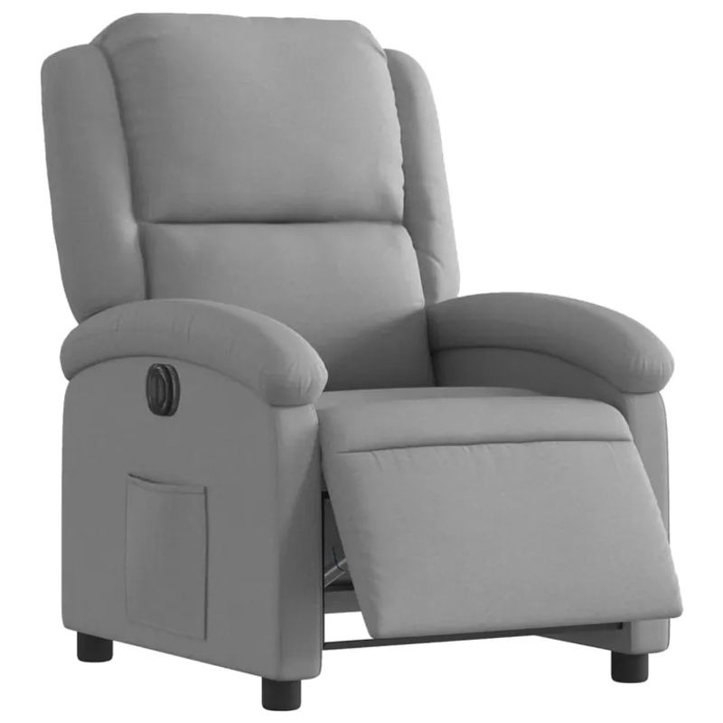 Vidaxl Elektrischer Relax-Sessel in Grau mit Stoffbezug und modernem Design - Bild 3