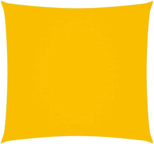 vidaXL Sonnensegel aus PU-beschichtetem Oxford-Gewebe, Quadratisch, Gelb, 6 x 6 m - Bild 1