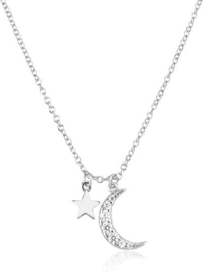 YIRAN Jewelry Halskette, 925 Silber, Gold, Zirkonia, Kristall, Damen - Bild 1