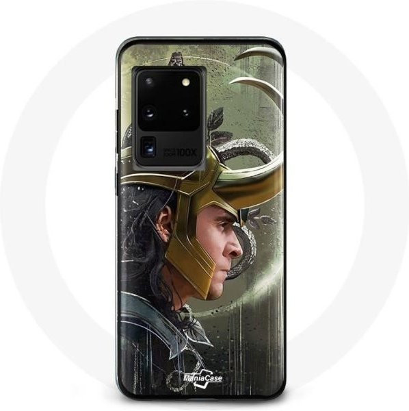 Maniacase Handyhülle für Samsung Galaxy S20 Ultra, Flexibel, Schwarz, Loki Thor Ragnarok Design - Bild 1