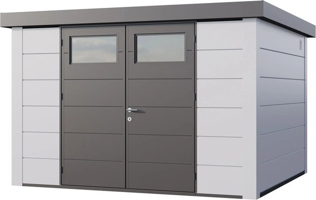 Telluria Gerätehaus Classico in Weiß, B/H/T: 348 x 219 x 318 cm - Bild 1