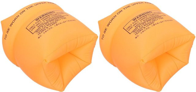 2-teiliges Schwimmarmband Wasserärmel orange aus Pvc - Bild 1
