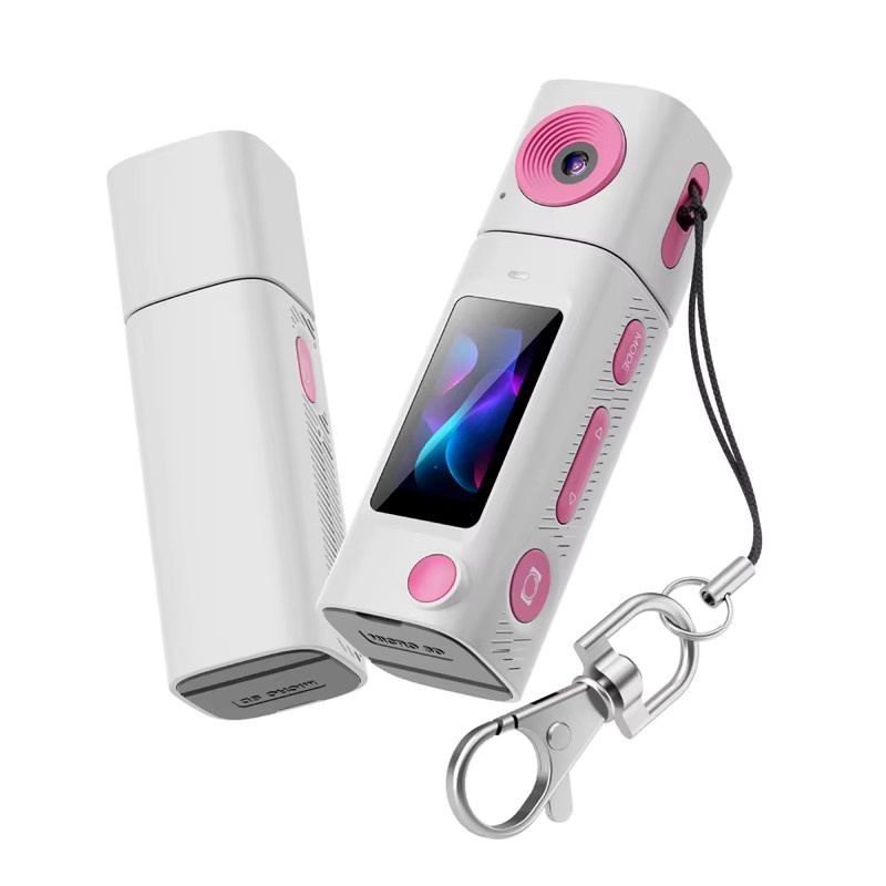 Lenovo G10 HD Mini Action Camera mit 230 Grad drehbarer Linse für Video- und Fotoaufnahmen in 1080P, Farbe: Pink - Bild 3