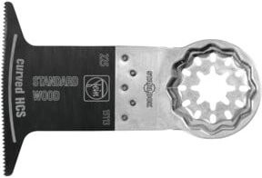 Fein E-Cut Standard-Sägeblatt curved für Oszillierende Multitools, Farbe: Silber, Breite: 65 mm - Bild 1