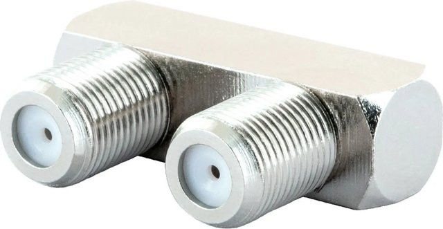 Schwaiger F-Verbinder in U-Form, Farbe: Silber - Bild 1