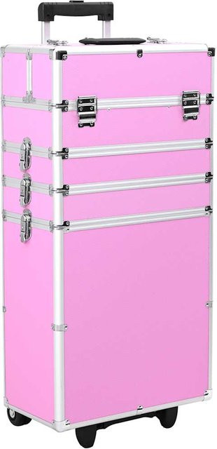 Yiwydaa Kosmetikkoffer Aluminium, Pink - Bild 1