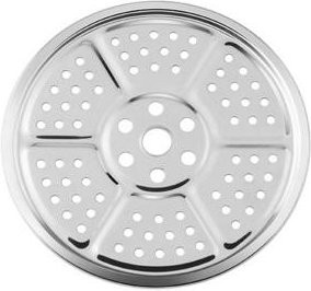 DYS Kitchen Dampfgarer aus Edelstahl in Silber, rund, Durchmesser: 20 cm - Bild 1