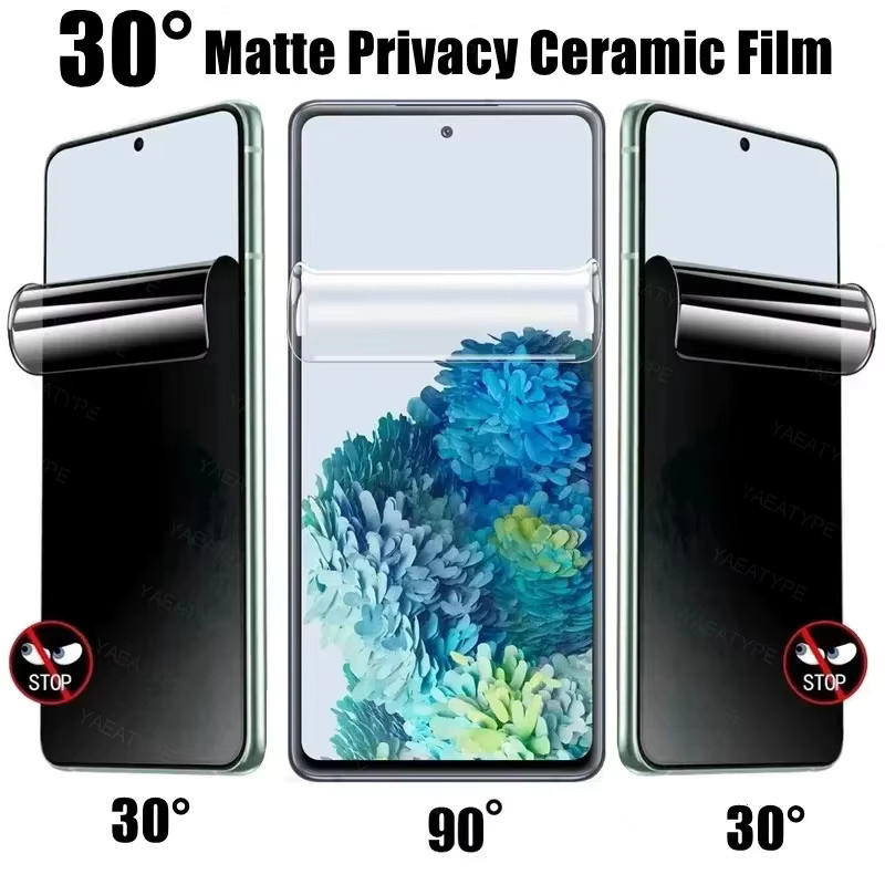 Samsung Galaxy S25 Ultra S25 FE S25 S25 Edge Hydrogel-Displayschutzfolie mit Sichtschutz, transparent, 1-3 Stück - Bild 1