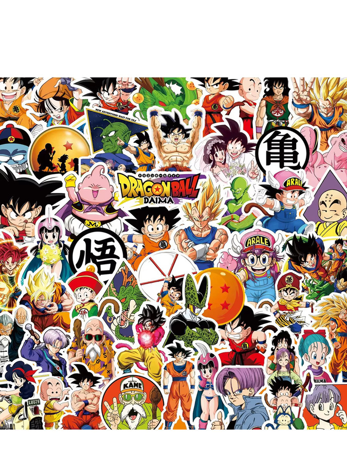 Bandai Dragon Ball Aufkleber, Bunt / Mehrfarbig, Set / Bundle - Bild 5