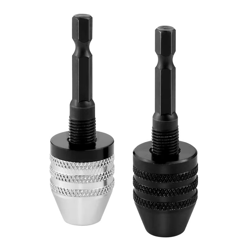 Elektrisches Bohrfutter mit Schnellwechsel-Funktion, 0,3-6,5 mm, Hex-Schaft, 3-Backen-Spiralbohrer-Chuck von QSTEXPRESS - Bild 4