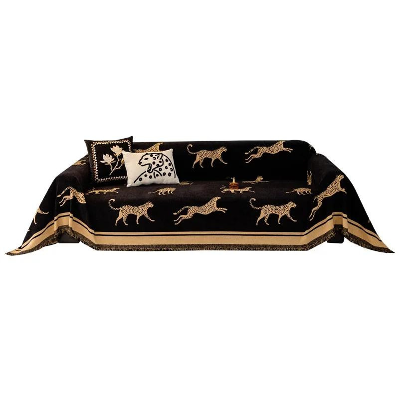 Yiran Furniture Multifunktionaler Sofabezug mit Tiger- und Leopardenmuster, B/B: 180 x 90 cm - Bild 3
