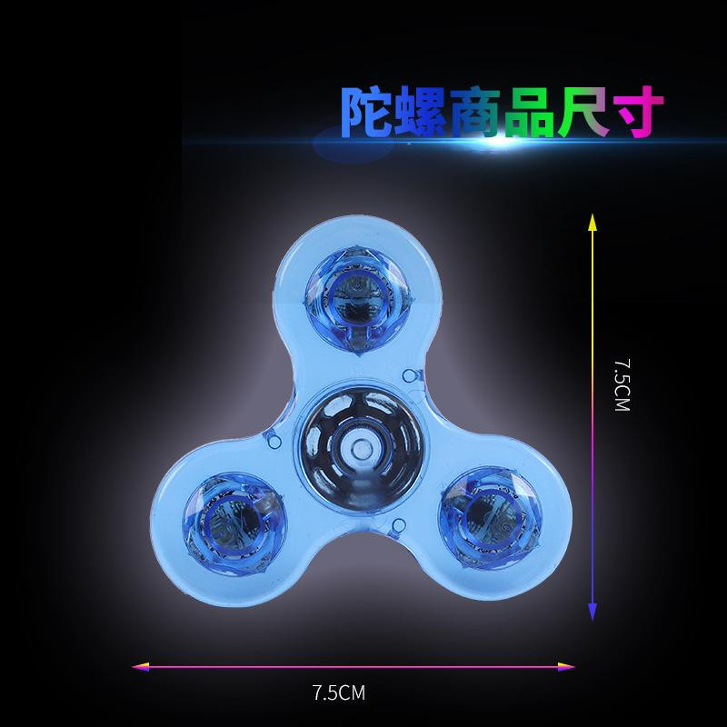 Yiran bag Leuchtende LED-Licht-Fidget-Spinner Hand-Top-Spinner - Bild 2