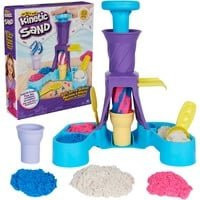 Spin Master Kinetic Sand Softeis Station Spielsand Set in Blau, Weiß und Pink - Bild 1