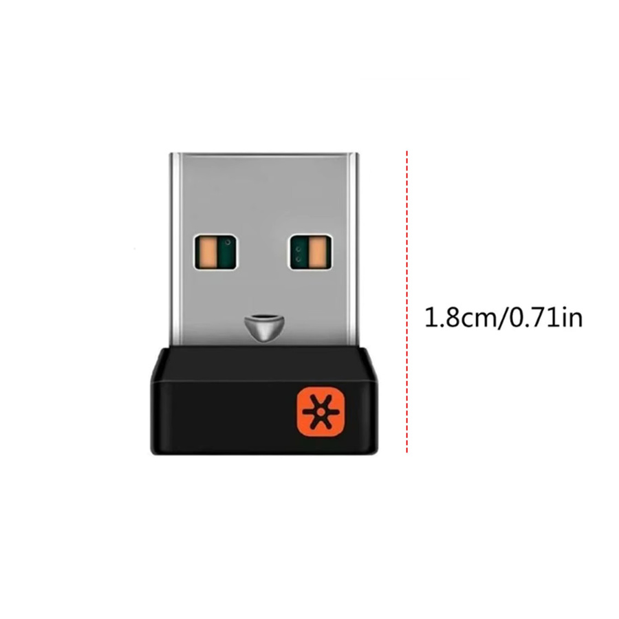 Logitech Unifying USB-Dongle-Empfänger in Schwarz zur Verbindung von bis zu 6 Geräten für Maus und Tastatur - Bild 6