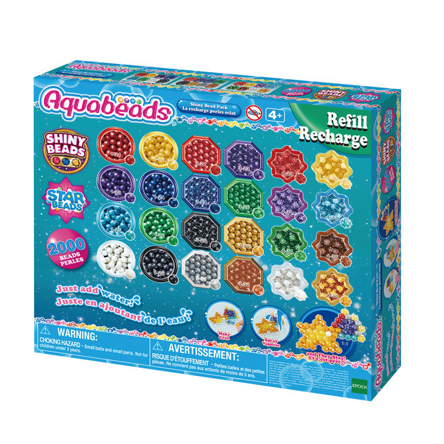 AQUABEADS Perlmuttperlen, Nachfüllpack, ab 4 Jahren - Bild 1