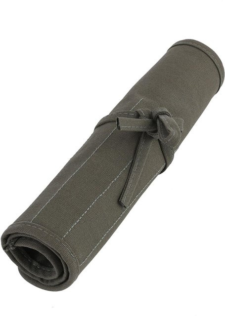 GoolRC Pinsel Tasche aus Leinwand mit 30 Roll-up Fächern in Schwarz und Grau - Bild 1