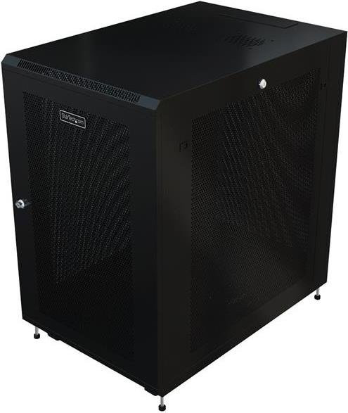 StarTech.com Server Rack Schrank 24HE in Schwarz, Tiefe: 78,7 cm - Bild 1