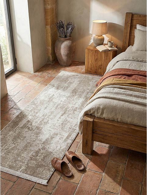Pflegeleichter Läufer VARA von Kadima Design in Beige, B/T: 80 x 300 cm - Bild 1