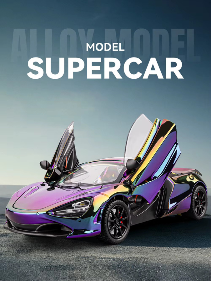 RMZ city 720S Senna Sportwagen Spielzeugmodell, 1:24, Metall, mit Licht und Musik - Bild 3