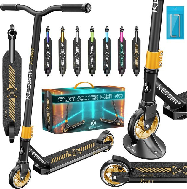 KESSER Stunt Scooter X-Limit-Pro Kickscooter ab 8 Jahren - Bild 1