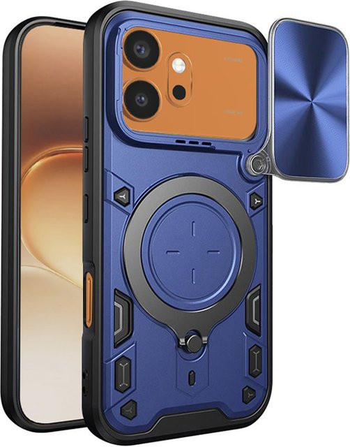 Techsuit CamGuard Pro Schutzhülle für Honor 600 Pro und Honor 600 in Blau - Bild 1
