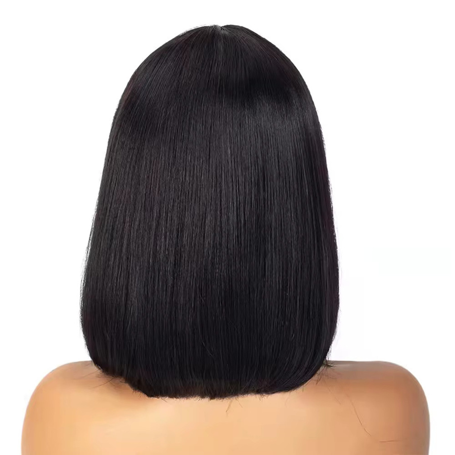 Lolely Dream Bob-Perücke, Naturschwarz mit Pony, Damen - Bild 4