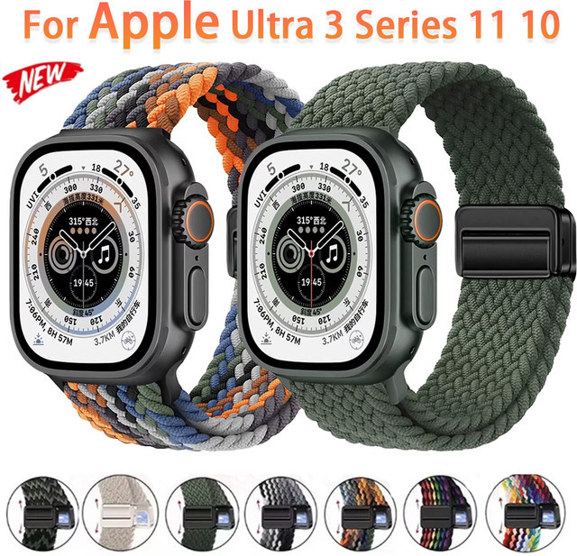 ZHANGU Uhrenarmband Nylon, Magnetisch, Bunt, Unisex - Bild 1