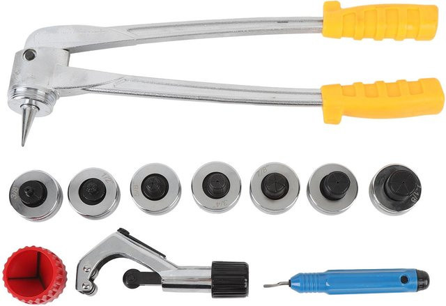 Aimo 11-teiliges PEX-Rohrexpansionswerkzeug-Set aus Metall in Silber für Rohre mit 3/8, 1/2, 5/8, 3/4, 7/8, 1 und 1 1/8 Zoll Außendurchmesser - Bild 1