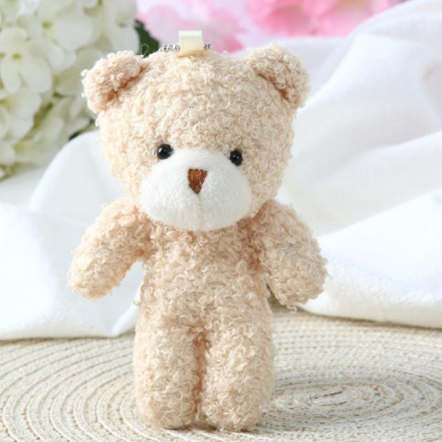 Teddybär Plüschtier Mini Bär Puppe Spielzeug Schlüsselanhänger, 10-teiliges Set, 10cm, ab 14 Jahren - Bild 1