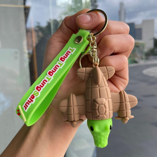 YIRAN Jewelry Anime Figuren Schlüsselanhänger, brown - Bild 1