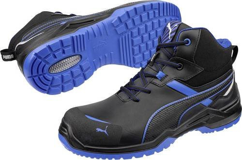 Puma Safety Krypton Blue Wide Mid S3S ESD Sicherheitsschuh Blau, Größe 49 - Bild 1