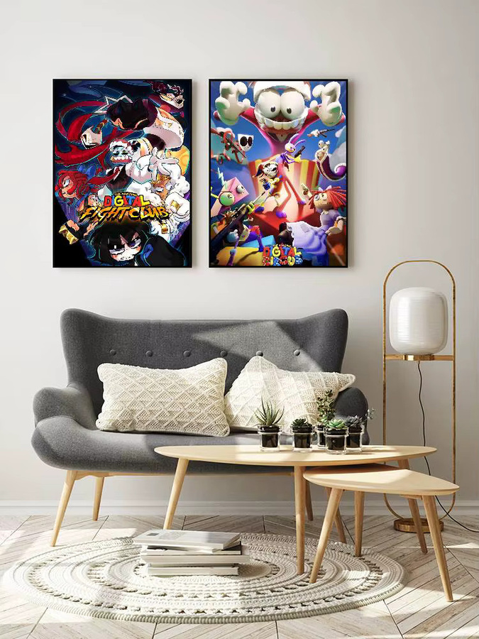 Kayou Anime The Amazing Digital Circus Poster Kunstdruck in Multicolor, Rechteckig, Papier - Bild 5