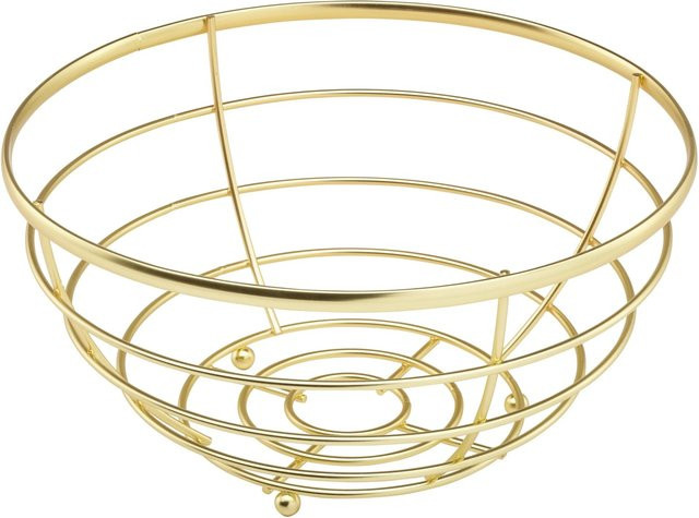 Mömax Obstschale Serdy aus Eisen in Gold - Bild 1