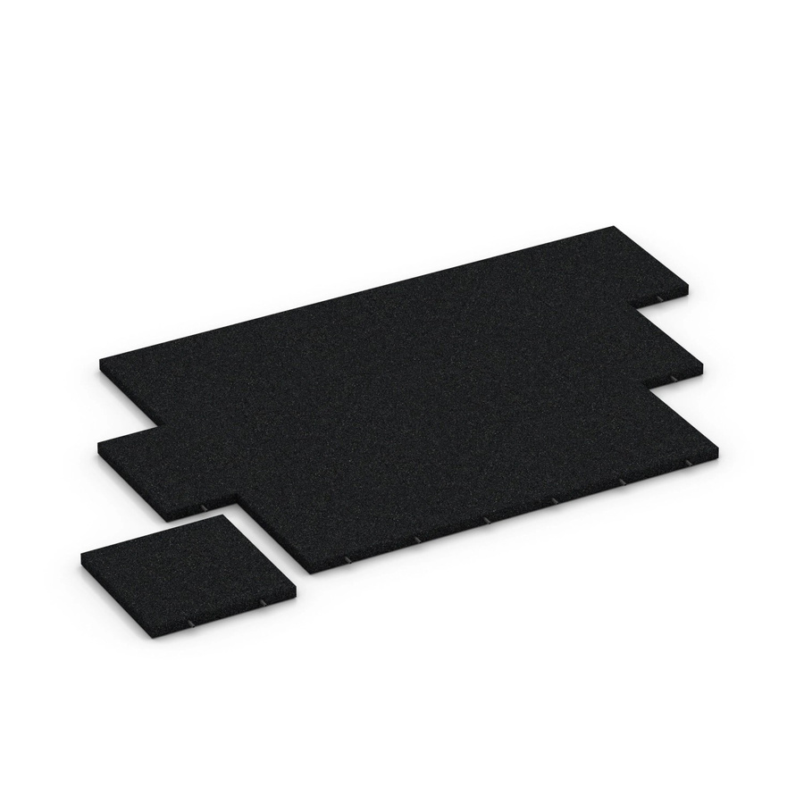 WARCO Fallschutzplatte Anthrazit B/T/H: 50 x 50 x 4,5 cm - Bild 2