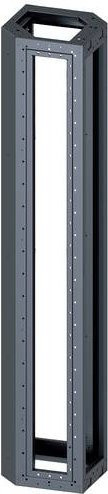 Siemens Gerüst für Eckschränke aus Stahl in Grau, B/T/H: 40 x 40 x 200 cm - Bild 1