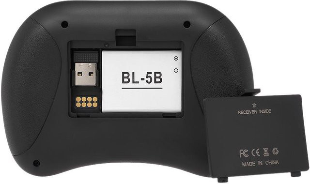 Rii i8X Plus kabellose Tastatur mit Touchpad, Maus und Hintergrundbeleuchtung in Weiß - Bild 1